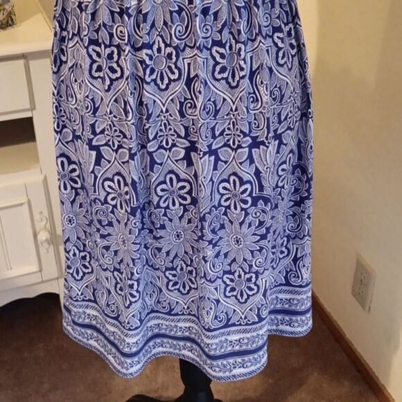 London Times Soft Knit Boho Dress - Picture 4 of 11